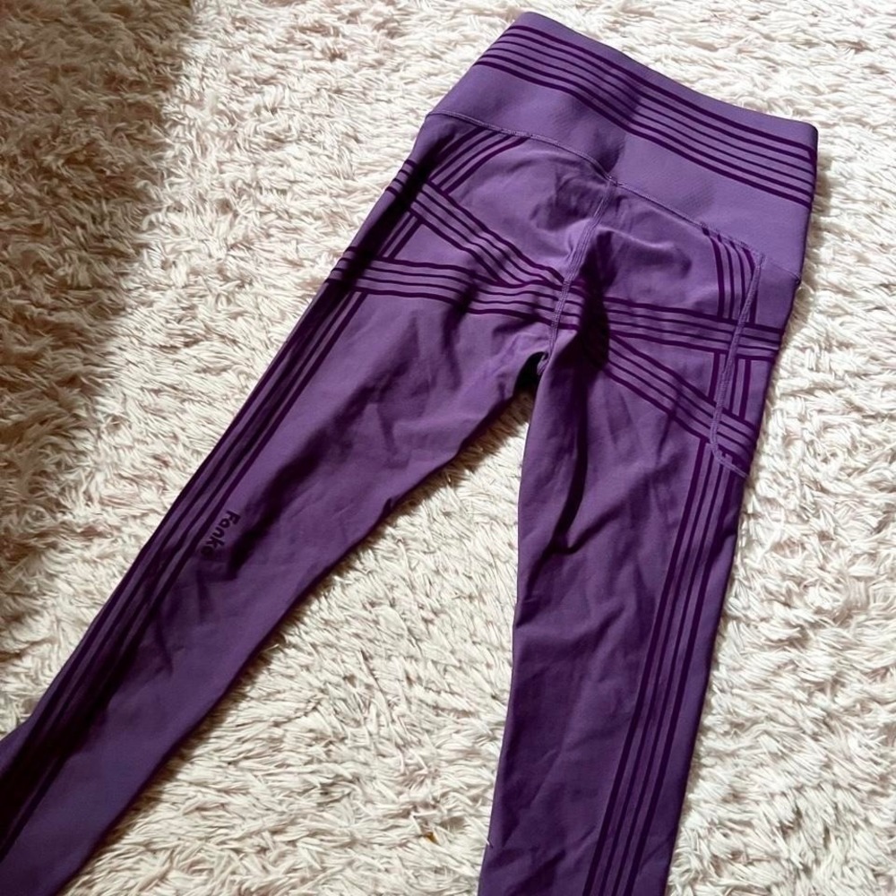 Fanka Powerband Resistance High Density Leggings Womens S Athletic Workout Gym - Picture 5 of 6